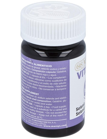 Marnys Selenio 200Mg Línea Vitahelp 120Caps
