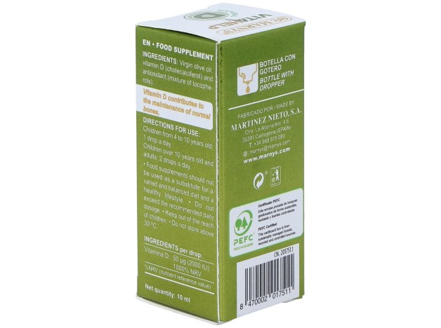 Marnys Vitamina D 2000Ui Líquida Línea Vitahelp...