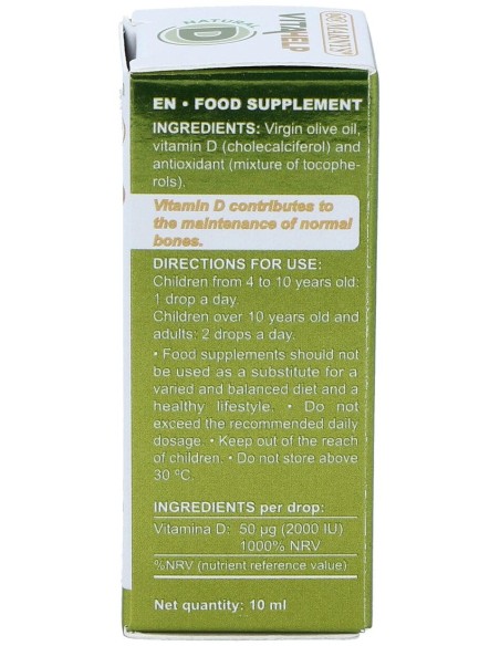 Marnys Vitamina D 2000Ui Líquida Línea Vitahelp 10Ml