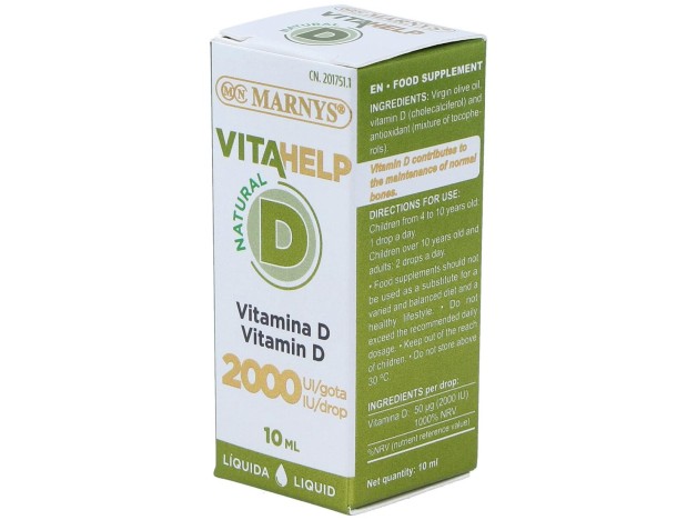 Marnys Vitamina D 2000Ui Líquida Línea Vitahelp...