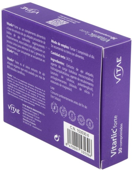 Vitarlic Forte (Kyolic Forte) 1000Mg. 30Comp.