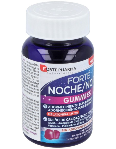 Forté Noche Adormecimiento Más Rápido 30 Gummies