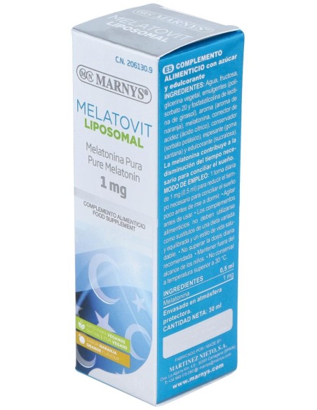Melatovit Liposomal Melatonina Liposomada 30Ml.
