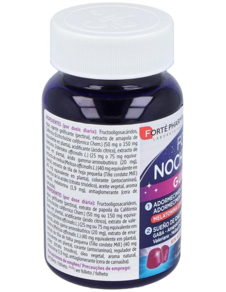 Forté Noche Adormecimiento Más Rápido 30 Gummies