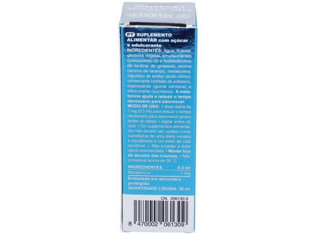 Melatovit Liposomal Melatonina Liposomada 30Ml.