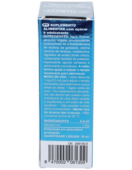 Melatovit Liposomal Melatonina Liposomada 30Ml.
