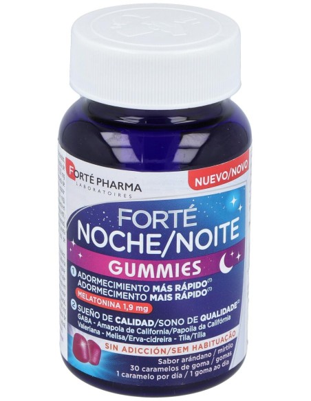 Forté Noche Adormecimiento Más Rápido 30 Gummies