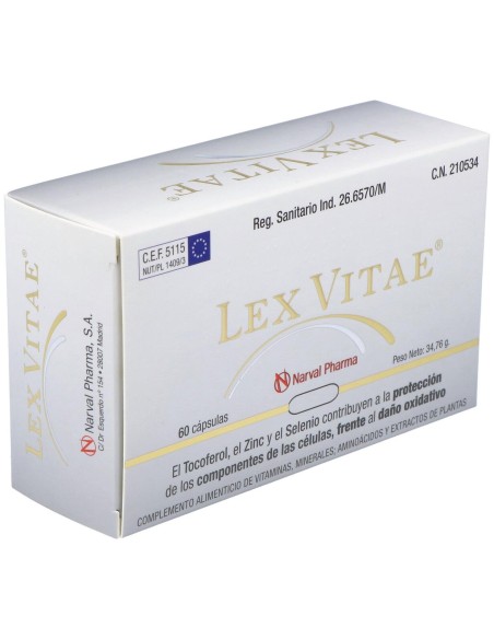 Lex Vitae (Uso Interno) Blister 60Cap.