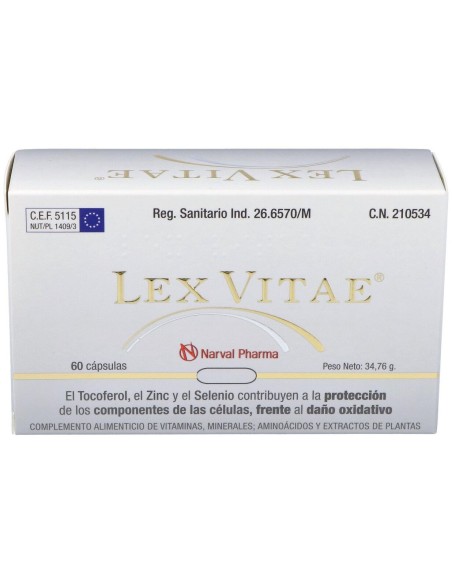 Lex Vitae (Uso Interno) Blister 60Cap.