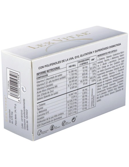 Lex Vitae (Uso Interno) Blister 60Cap.