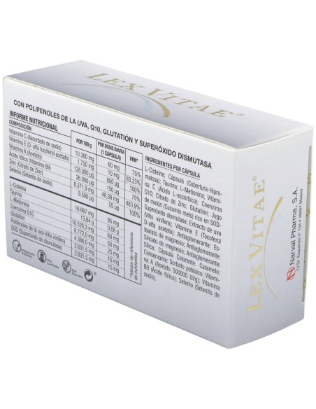 Lex Vitae (Uso Interno) Blister 60Cap.