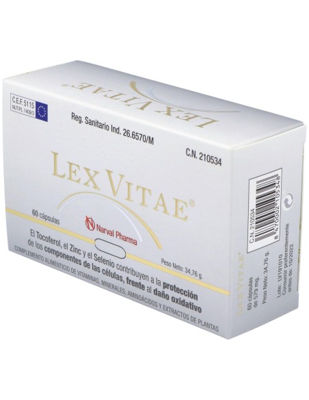Lex Vitae (Uso Interno) Blister 60Cap.