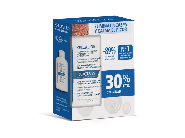 Kelual DS Duplo 2 Champús 30% Dto 2º Ud.