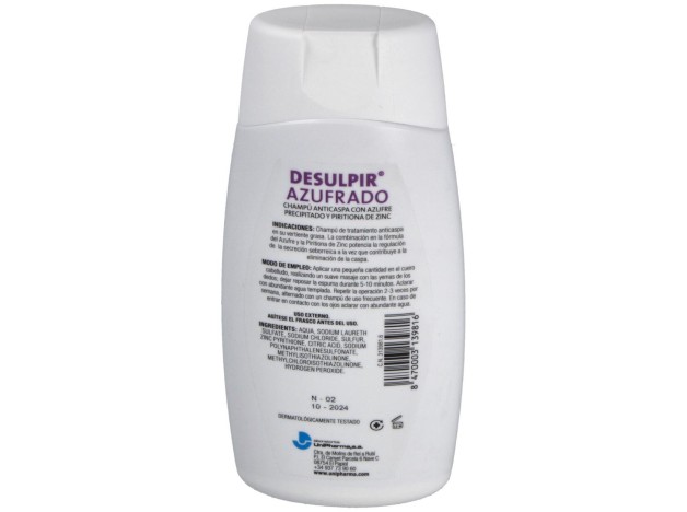 Desulpir Azufrado Anticaspa, 200 Ml