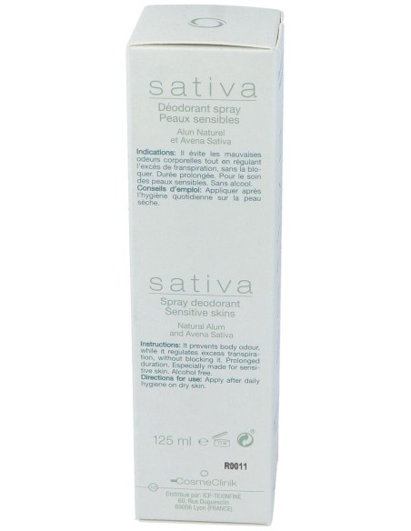 Cosmeclinik Sativa Desodorante Spray 125 Ml.