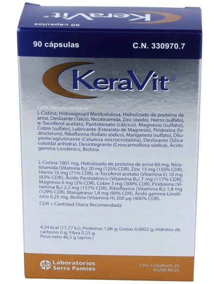 Keravit Cabello Y Uñas 90Cap.