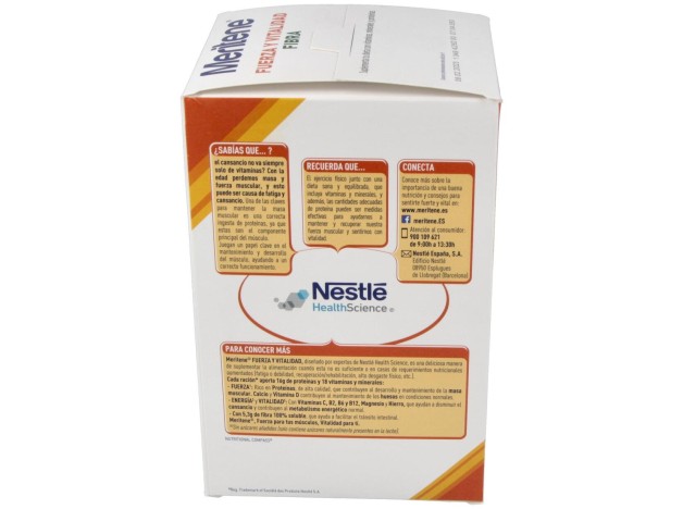 Meritene Fuerza Y Vitalidad Fibra Sabor...