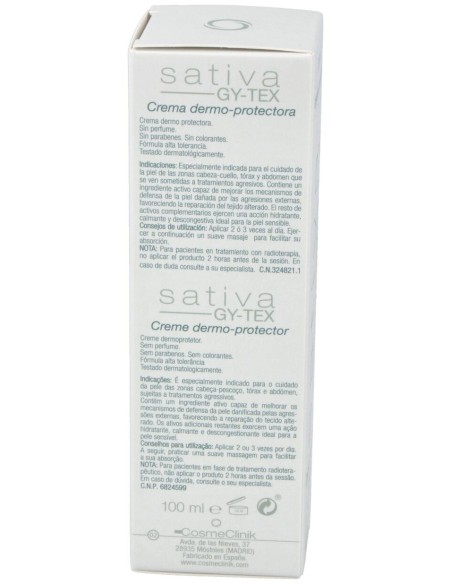 Sativa Gy-Tex Cosmeclinik Crema Hidratante Dermoprotectora, 100 Ml