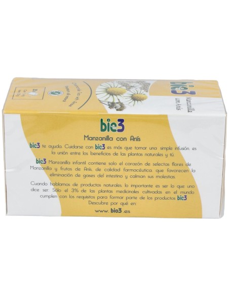 Bie3 Infusión Manzanilla Con Anís 25 Filtros