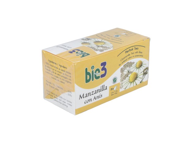 Bie3 Infusión Manzanilla Con Anís 25 Filtros