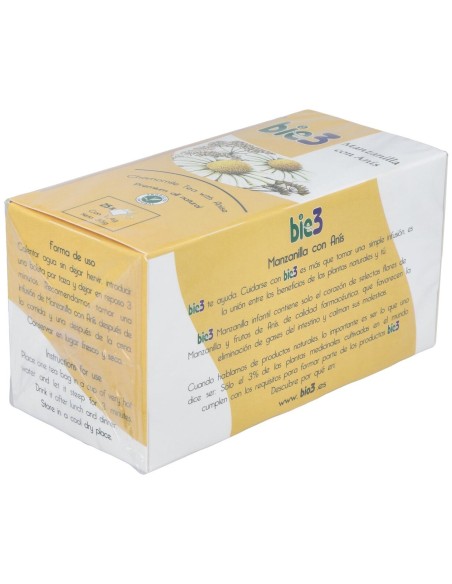 Bie3 Infusión Manzanilla Con Anís 25 Filtros