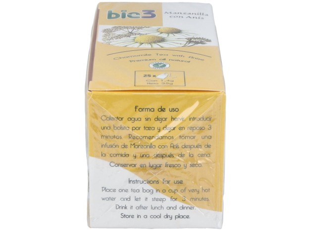 Bie3 Infusión Manzanilla Con Anís 25 Filtros