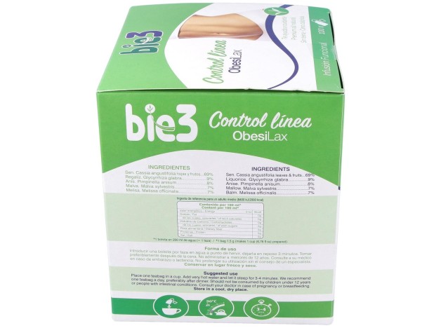 Bie3 Obesity Control Linea Infusion 100Sbrs