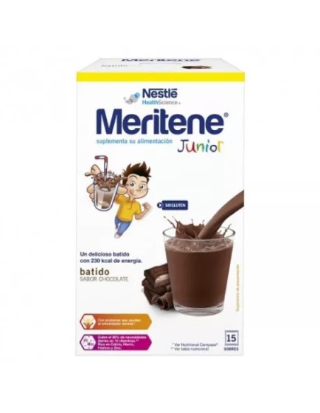 Meritene Junior Batido Chocolate 2 x 15 sobres ¡Duplo!