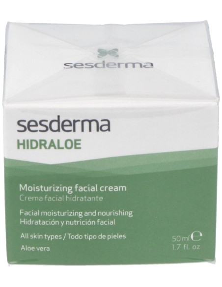 Sesderma Hidraloe Crema Facial Hidratante, 50 Ml
