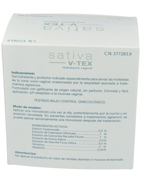 Cosmeclinik Sativa V-Tex 6Ml X 16 Monodosis