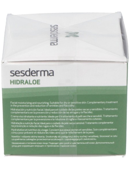 Sesderma Hidraloe Crema Facial Hidratante, 50 Ml