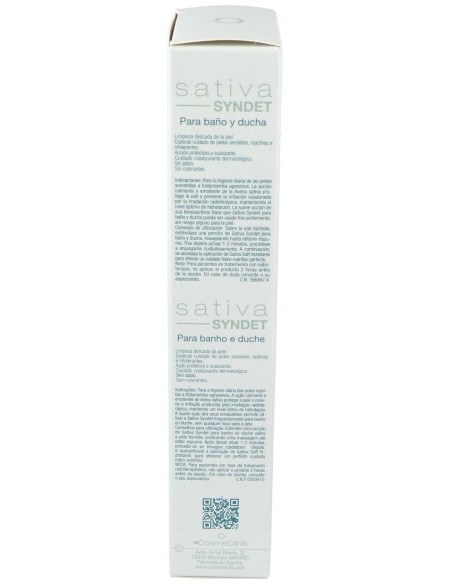 Cosmeclinik Sativa Syndet Baño Ducha 400Ml