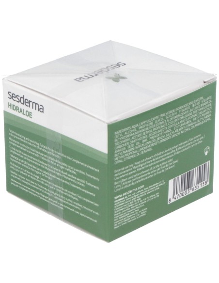Sesderma Hidraloe Crema Facial Hidratante, 50 Ml