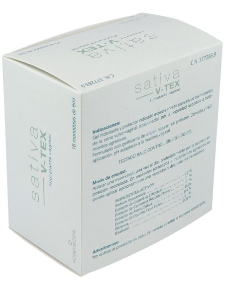 Cosmeclinik Sativa V-Tex 6Ml X 16 Monodosis