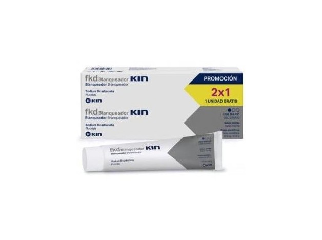 Fluor Kin Pasta Dental Blanqueador 125Ml 2Ud.