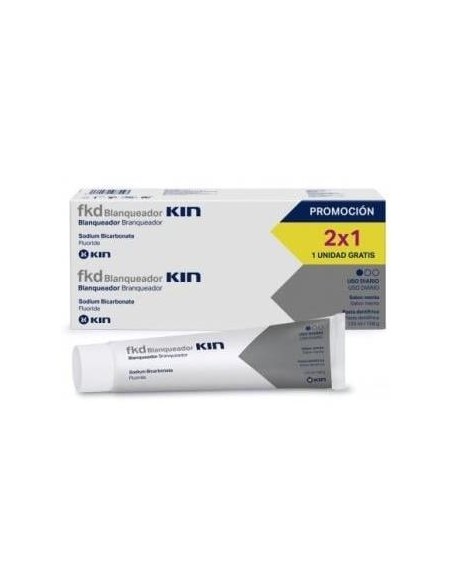 Fluor Kin Pasta Dental Blanqueador 125Ml 2Ud.