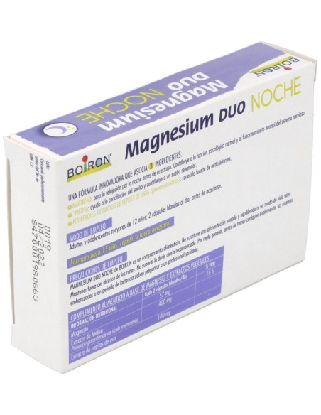 Magnesium Duo Noche 30Cap.