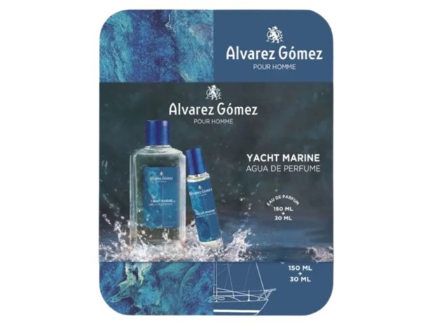 Álvarez Gómez Lata Pour Homme Yacht Marine 150 ml + 30 ml