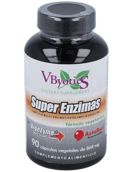 Vbyotics Super Enzimas Vegetales 868Mg 90Caps