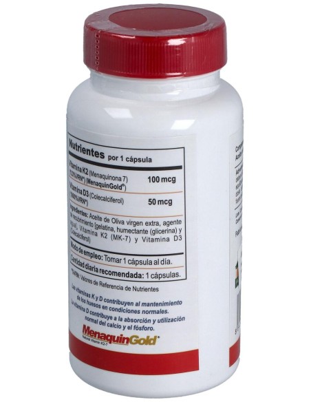 Vitamina K2+D3 100Perlas