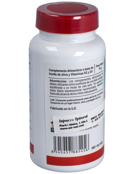 Vitamina K2+D3 100Perlas