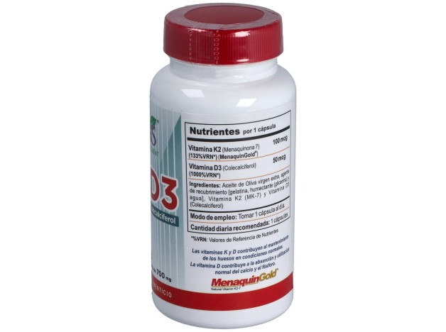 Vitamina K2+D3 100Perlas