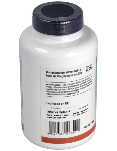 Vbyotics Bisglicinato De Zinc 25Mg 180Comp