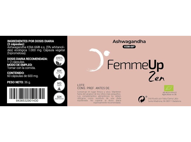 FemmeUp Zen 60 Cápsulas