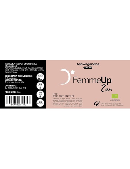 FemmeUp Zen 60 Cápsulas