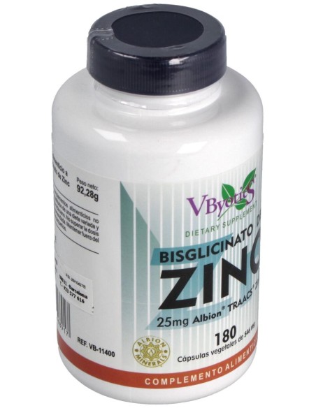 Vbyotics Bisglicinato De Zinc 25Mg 180Comp