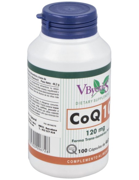 Vbyotics Coenzima Q10 120Mg 100Caps