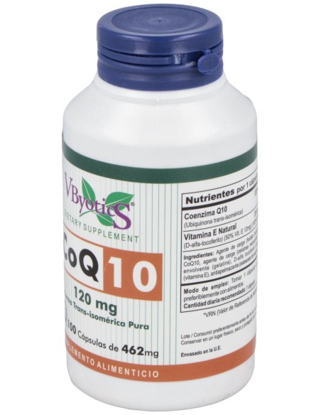 Vbyotics Coenzima Q10 120Mg 100Caps