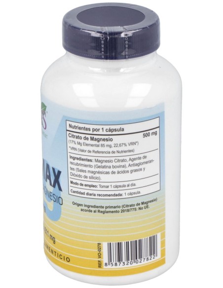 Vbyotics Magmax Magnesio Citrato 500Mg 100Caps