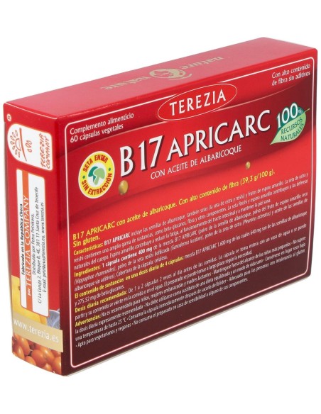 B17 Apricarc Con Ac. Semillas De Albaricoque 60Cap